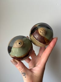 Image 4 of Studio Pottery Salt & Pepper Shakers 