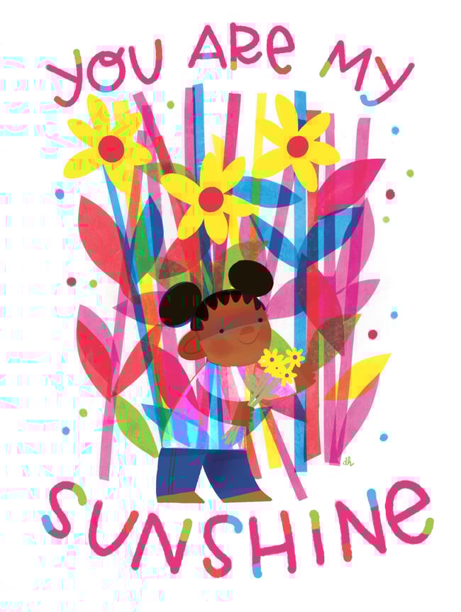 "You Are My Sunshine" 8.5x11 archival prints