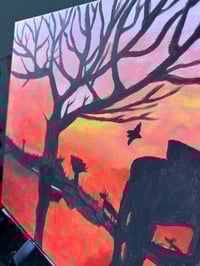 Image 4 of "Walking Thriught Silence"  Acrylic on canvas 14' x 18'