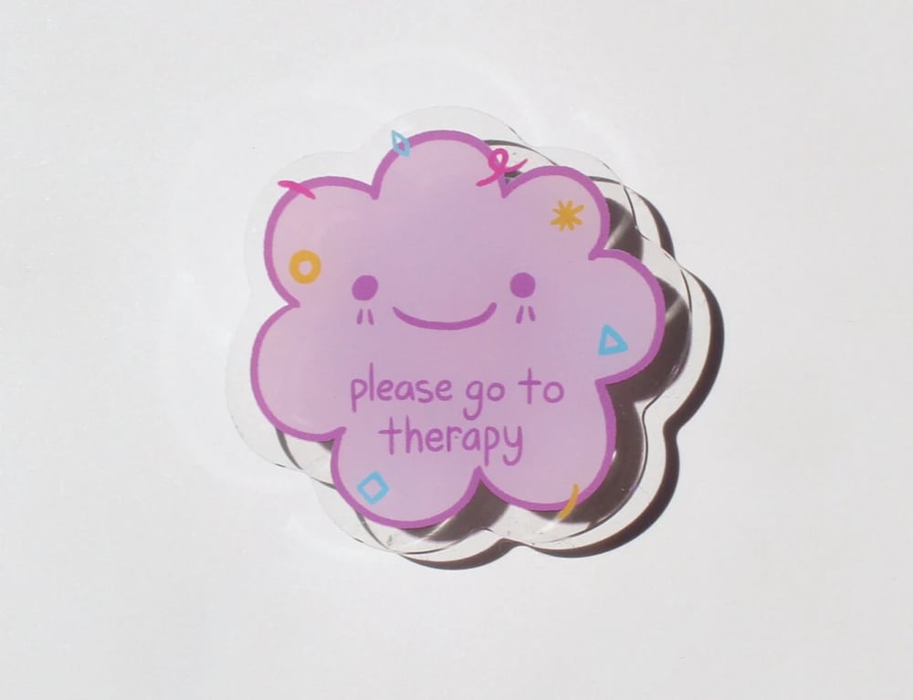 Image of What's On Your Mind Acrylic Pin Set