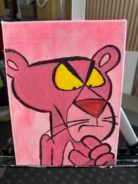 Image 1 of "Seriously, Pink?"  Aclylic on Canvas (7' x 10')