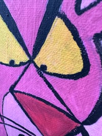 Image 3 of "Seriously, Pink?"  Aclylic on Canvas (7' x 10')