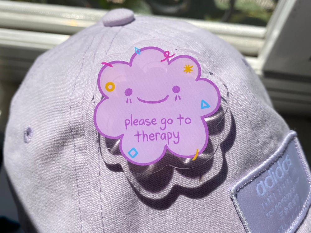 Image of Please Go To Therapy Acrylic Pin