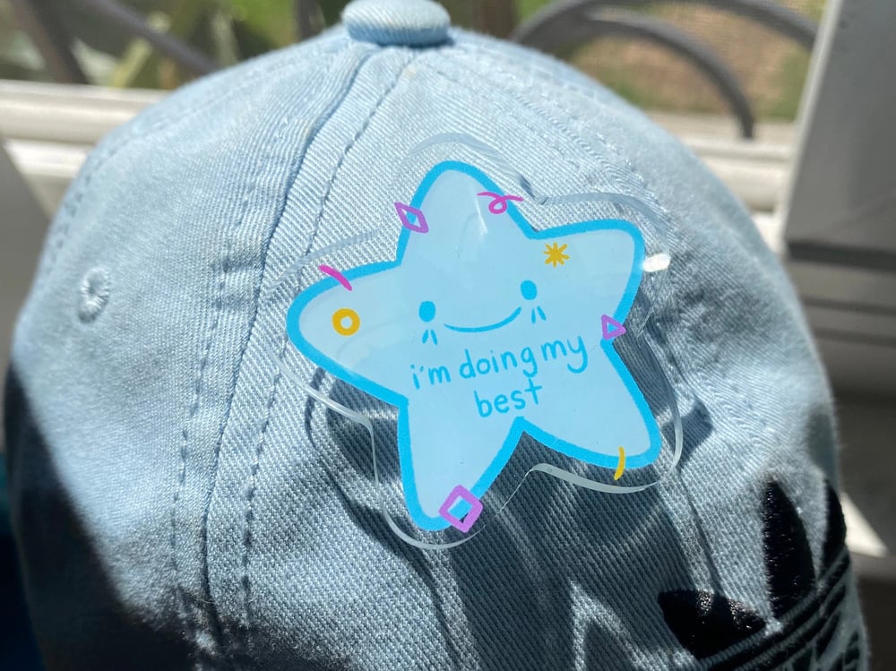 Image of I'm Doing My Best Acrylic Pin