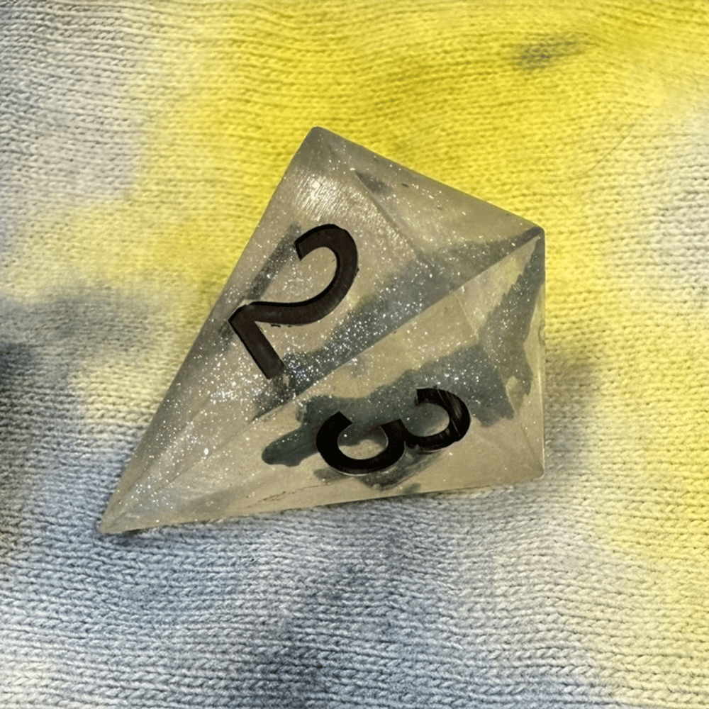 Image of Gator Filled D4 (Gem)