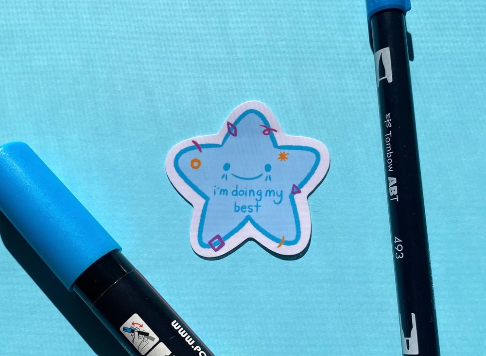 Image of I'm Doing My Best Vinyl Sticker