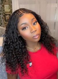 Faba half braided wig