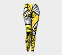 Image 1 of Yellow Lagos Leggings 