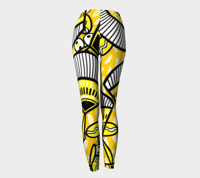Image 2 of Yellow Lagos Leggings 