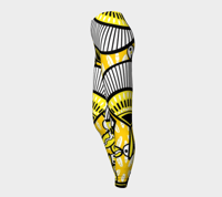 Image 3 of Yellow Lagos Leggings 