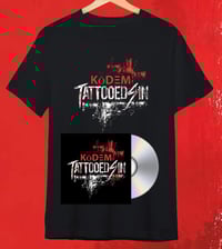 Image 1 of KODEM - TATTOOED SIN EP CD + T SHIRT OR MUSCLE SHIRT BUNDLE