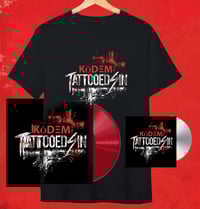 Image 1 of KODEM - TATTOOED SIN EP LTD ED VINYL + CD + T SHIRT OR MUSCLE SHIRT BUNDLE