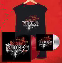 Image 2 of KODEM - TATTOOED SIN EP LTD ED VINYL + CD + T SHIRT OR MUSCLE SHIRT BUNDLE