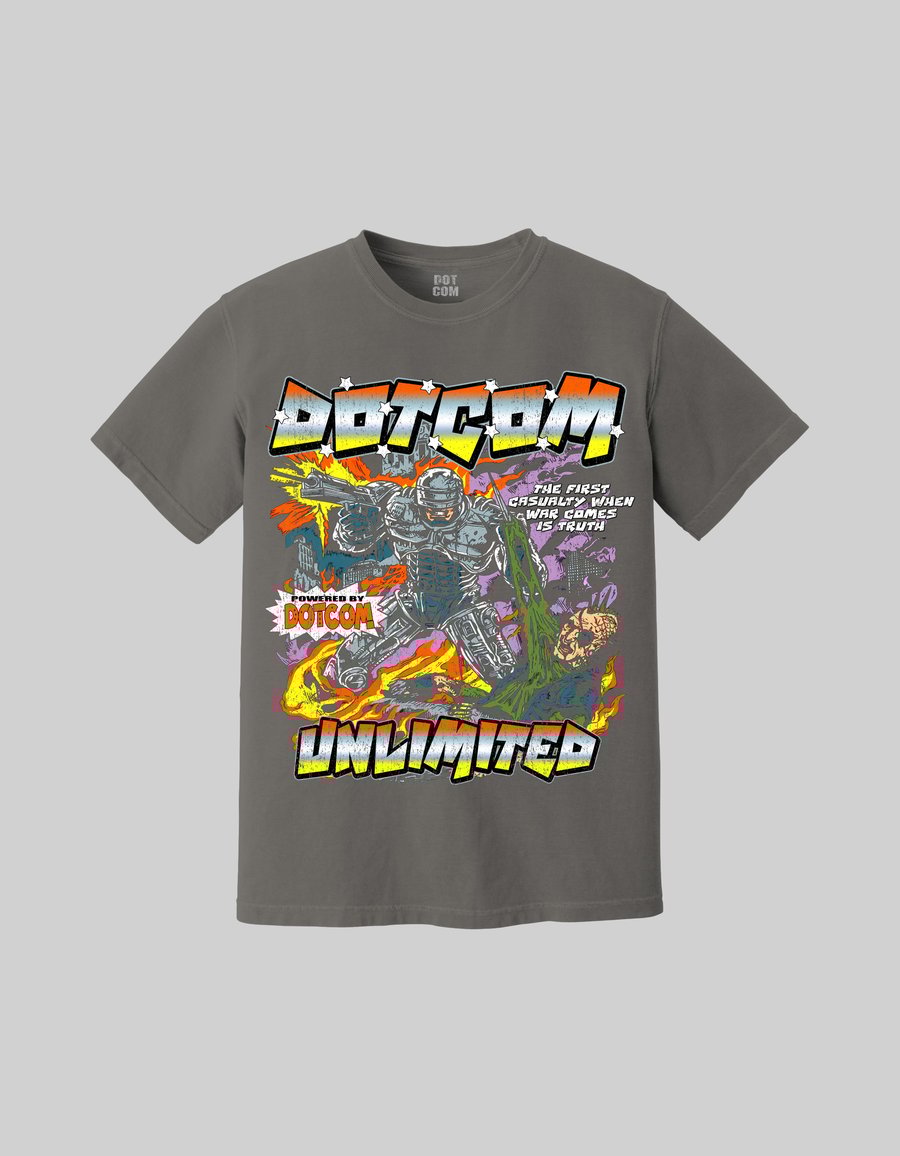 Image of DOTCOM ROBOT TEE (GRAY)