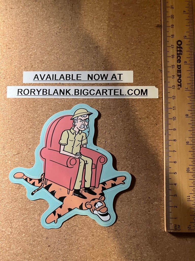 Image of Big game hunter sticker