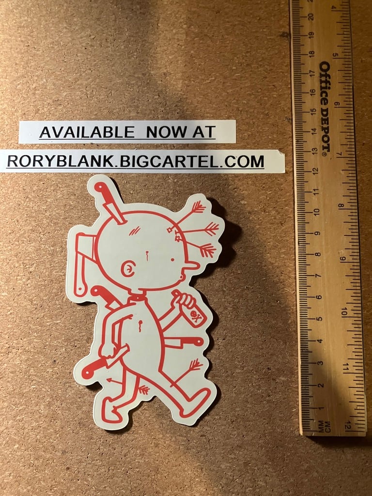 Image of Bad luck guy sticker