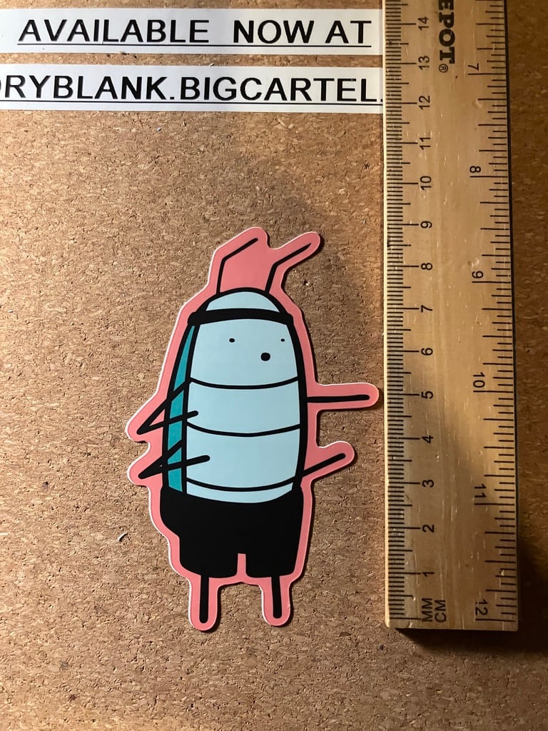 Image of punching bug sticker