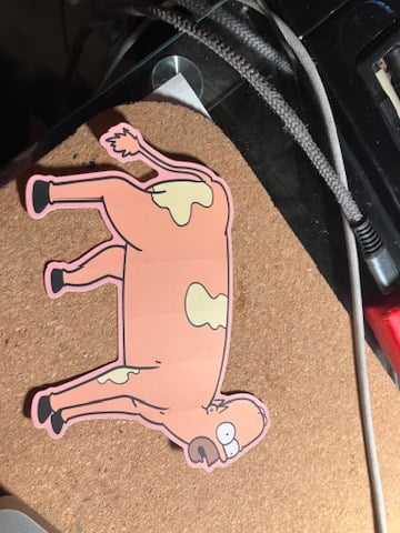 Image of father cow sticker