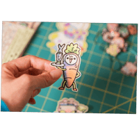 Image 5 of Bunni Love Dogs/Carrot Part Timer Stickers