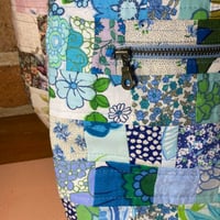 Image 5 of Teal Treasure Handmade Shoulder Bag Upcycled Vintage Fabrics & Denim