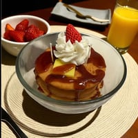 Image 1 of 3 wick realistic breakfast candle 