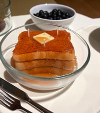 Image 2 of 3 wick realistic breakfast candle 