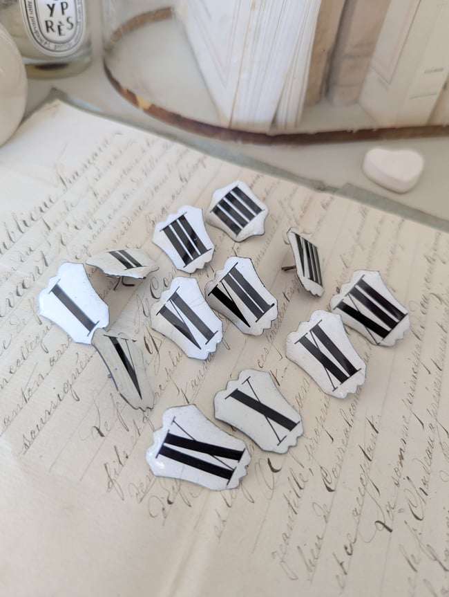 Lot cartouches émaillées 🟦 ou ⬛