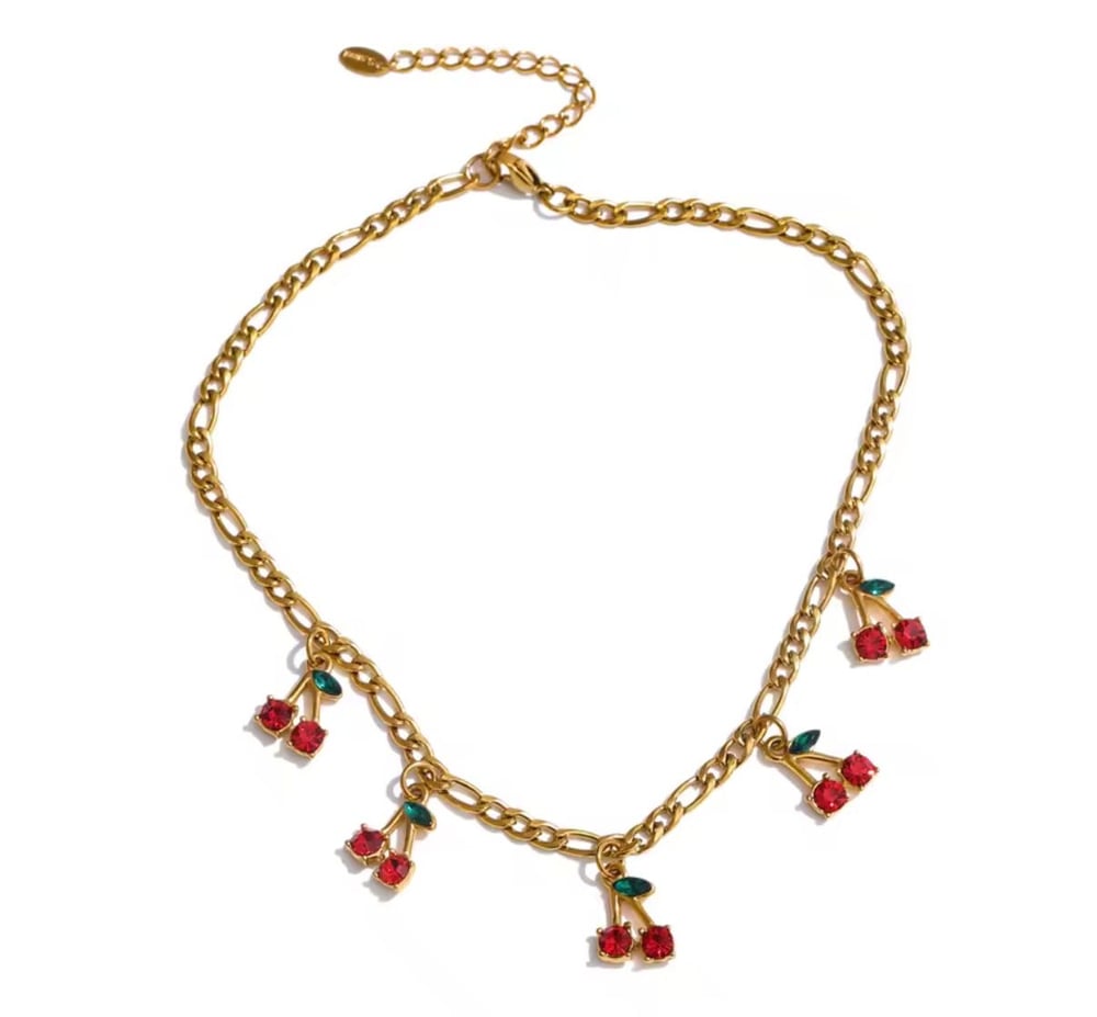 Image of Cherri Charm Necklace 🍒