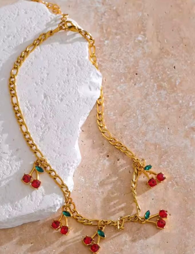 Image of Cherri Charm Necklace 🍒