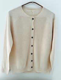 Image 1 of Merino Wool Cardigan – Creme White