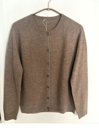 Image 1 of Merino Wool Cardigan – Camel