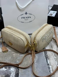 Image 1 of Prada Raffia Shoulder Bag