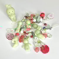 Image 3 of Smiski Strawberry Phone Charms