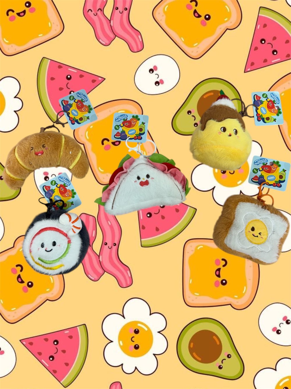 Image of Kawaii food charm 🍳🥮