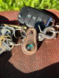 Image 2 of Leather Opal Keychain 3