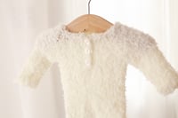 Image 2 of Boucle Knit romper newborn 