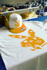 Image 1 of PlayBoy Bunny "DIFFERNT" Tshirt & Hat Set🐰⚖️‼️