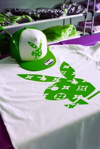 Image 5 of PlayBoy Bunny "DIFFERNT" Tshirt & Hat Set🐰⚖️‼️