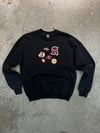 CREWNECK  PATCH MAISON MÈRE (NOIR)