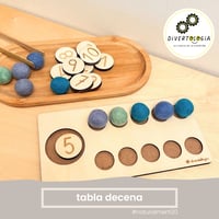 TAULA DESENA | TABLA DECENA