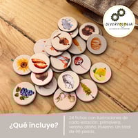 Image 2 of FICHAS VOCABULARIO ESTACIONES | FITXES VOCABULARI ESTACIONS