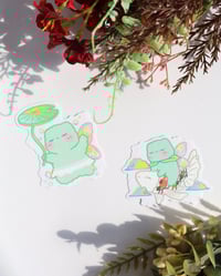 Image 2 of Fairy Froggo | Clear Stickers