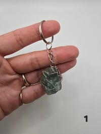 Image 2 of Fluorite Guardian Keychain