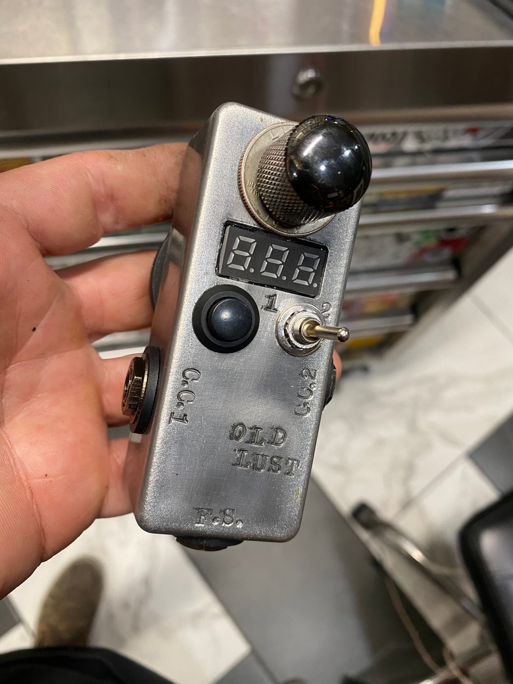 Image of Electric Twinkie/ dual output/ front/top mount - raw distressed 