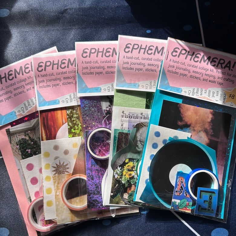 Image of Ephemera! Hand-cut collage kit