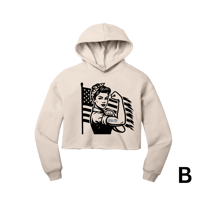 Image 2 of We Can BELLA+CANVAS® Women’s Sponge Fleece Cropped Fleece Hoodie