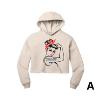 Image 1 of We Can BELLA+CANVAS® Women’s Sponge Fleece Cropped Fleece Hoodie