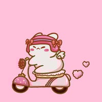 Valentine's Day Delivery Bunny | Clear Sticker