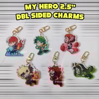 My Running Hero Dbl Sided Acrylic Charms