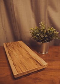 Image 2 of Raised Serving Tray - Ambrosia Maple and Walnut
